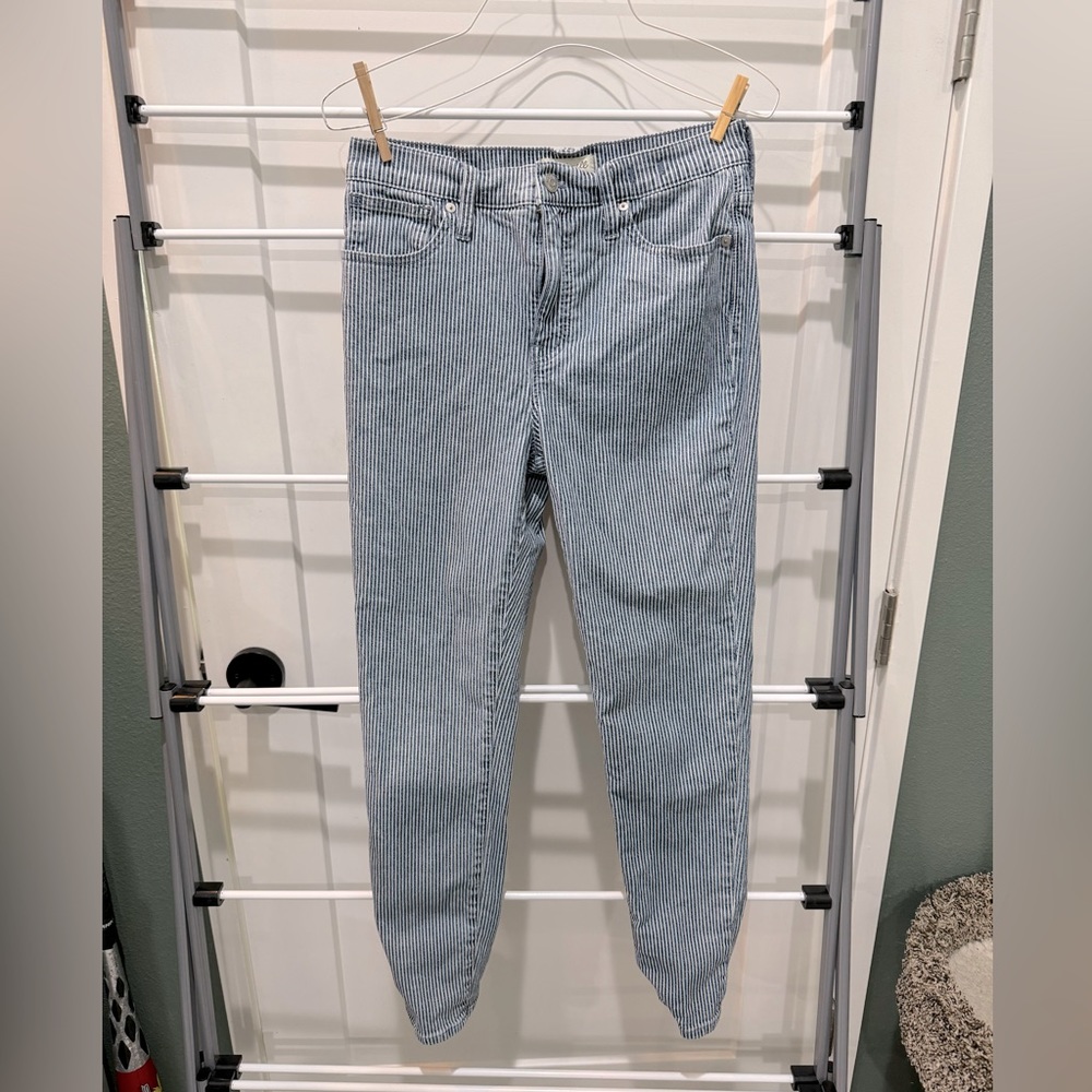 Madewell railroad strip jeans! Sz 29!